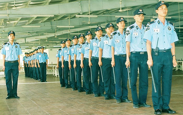 空港の警備員サービス